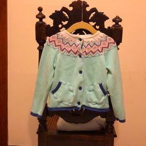 Gymboree cotton fair isle cardigan